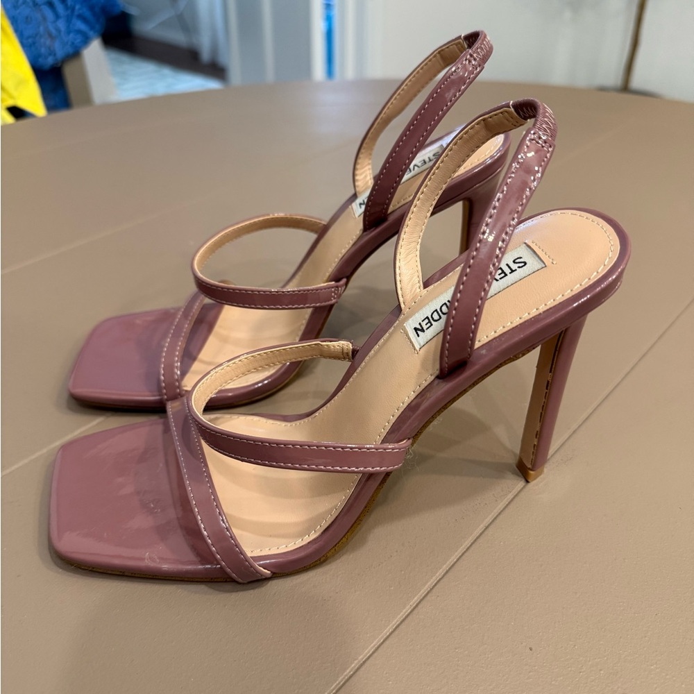 Steve Madden Mauve Strappy High Heel Sandals